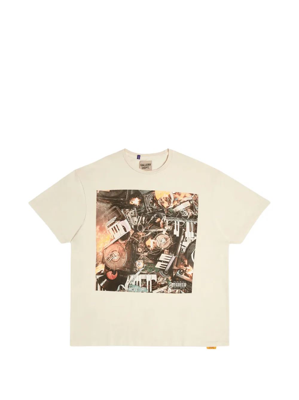 Gallery Dept. Misery Graphic-print Short-sleeve T-shirt In Neutral