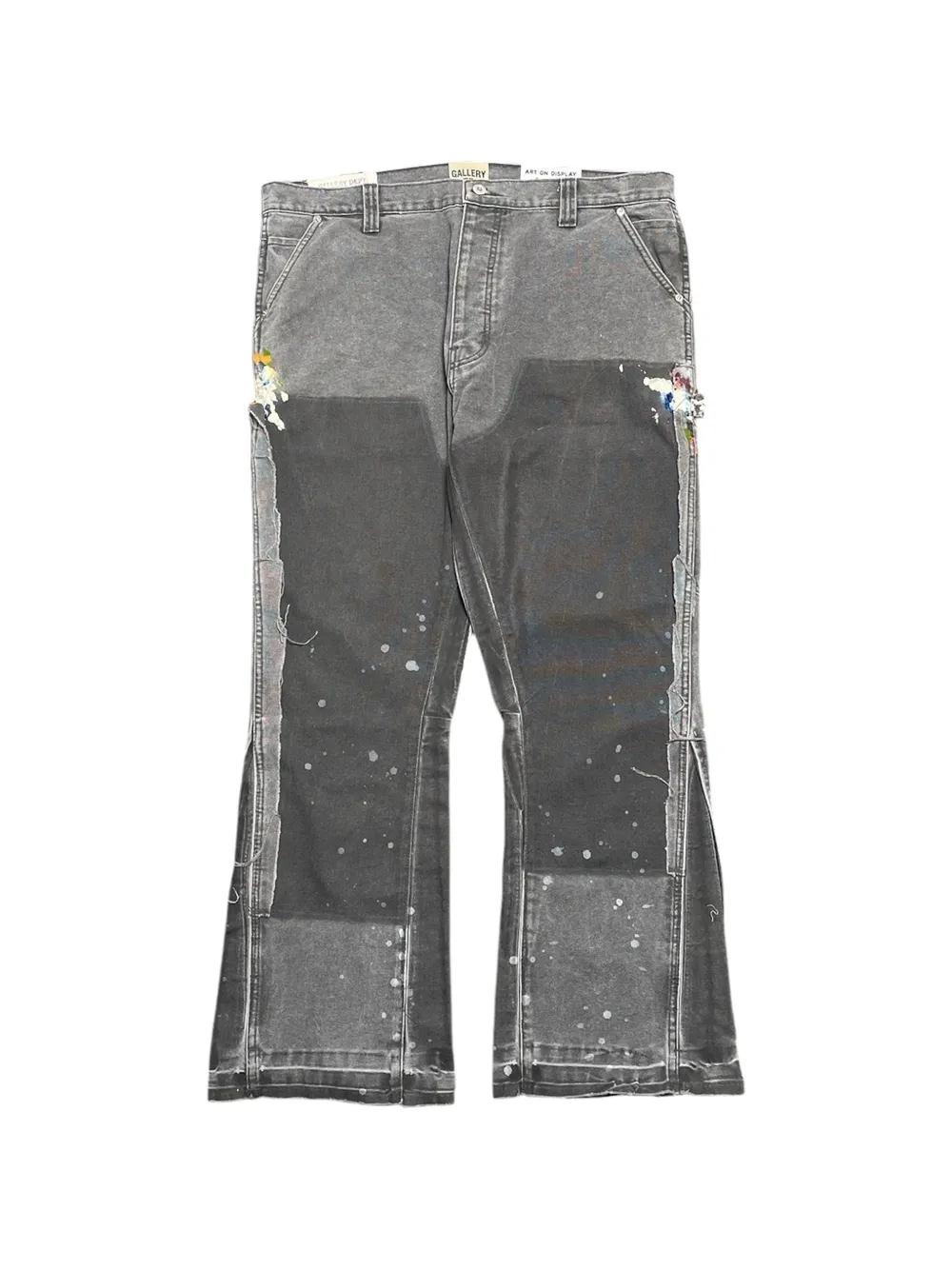 GALLERY DEPT. LA Carpenter paint-splatter jeans - Grigio