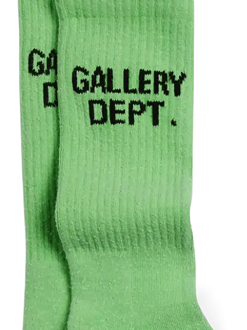 GALLERY DEPT. Sokken met intarsia logo Groen