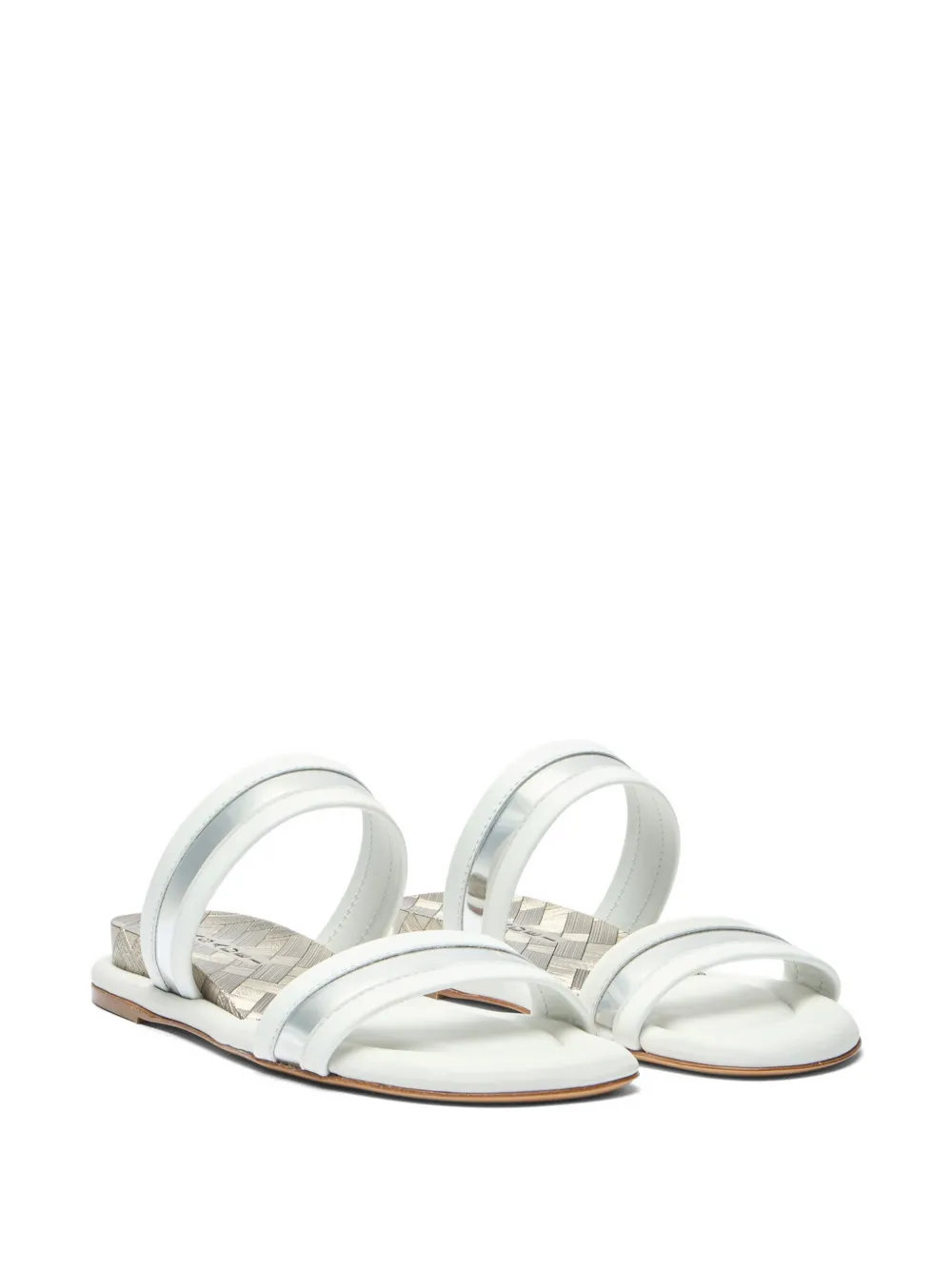 Casadei Zeppa Blade Reflex sandals Wit