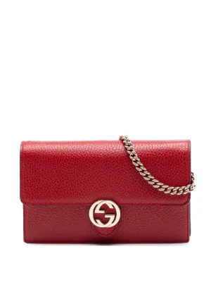 Gucci Pre-Owned パドロック グッチシマ レザー ミディアム ショルダー