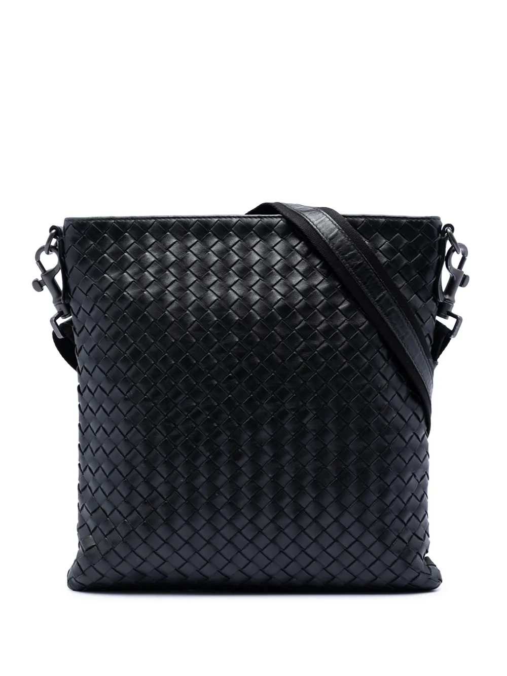 Bottega Veneta Pre-Owned 2012-2026 Nappa Intrecciato VN crossbody bag - Black