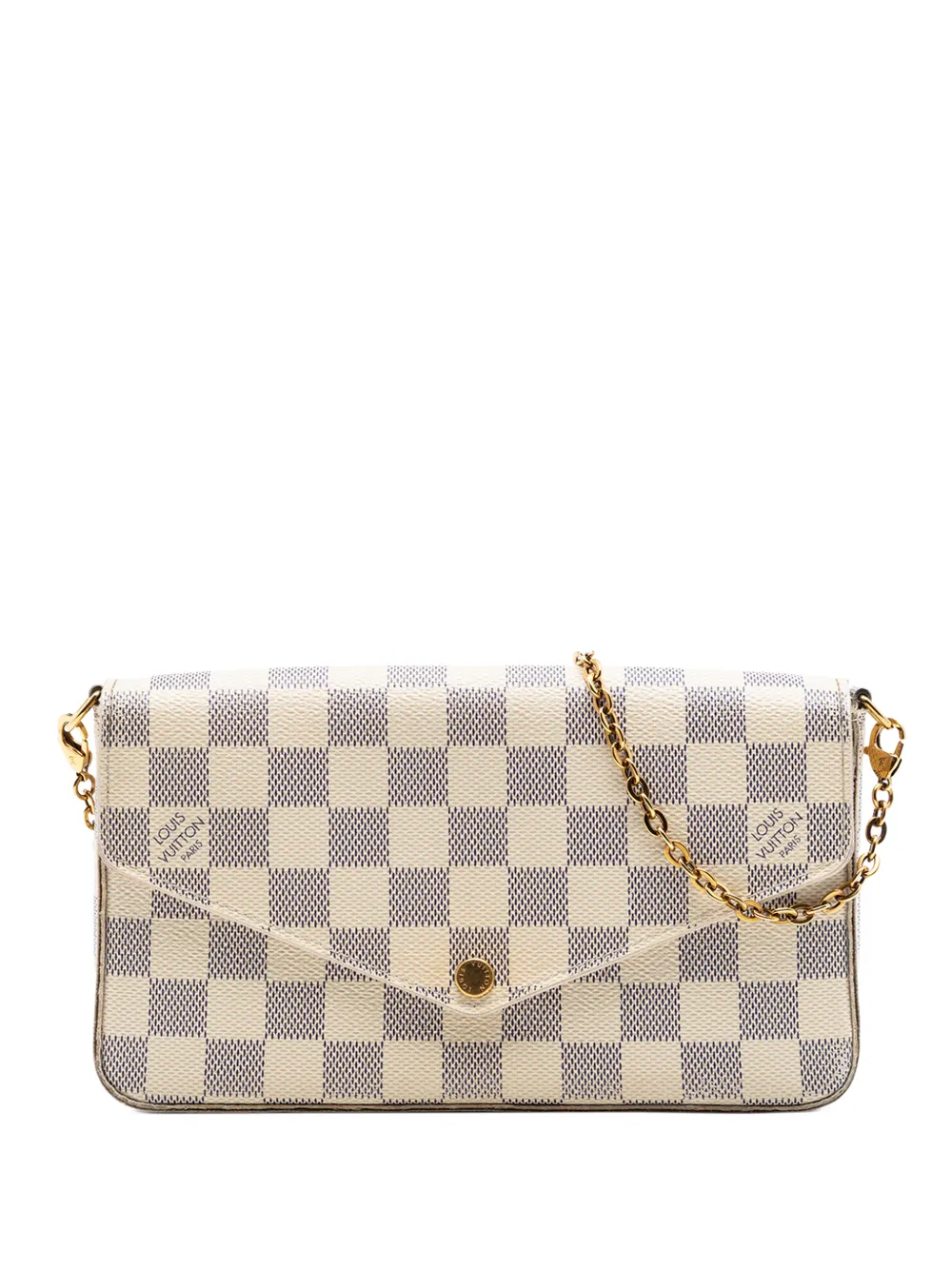 Louis Vuitton Pre-Owned 2016 Damier Azur Pochette Felicie crossbody bag - Weiß