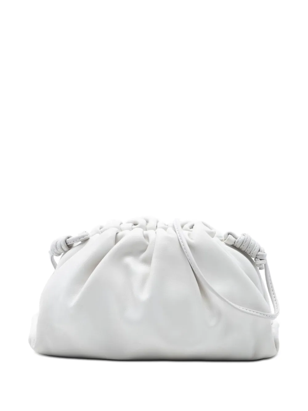 Bottega Veneta Pre-Owned 2012-2026 Lambskin The Mini Pouch crossbody bag - Bianco