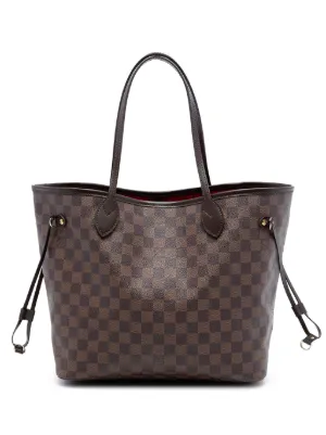 Louis Vuitton Pre-Owned 2008 ダミエ エベヌ ネヴァーフル MM トート