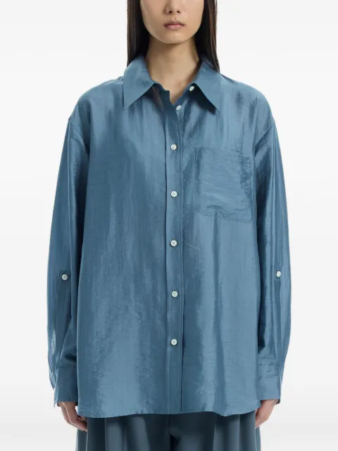 System chest-pocket button-up shirt