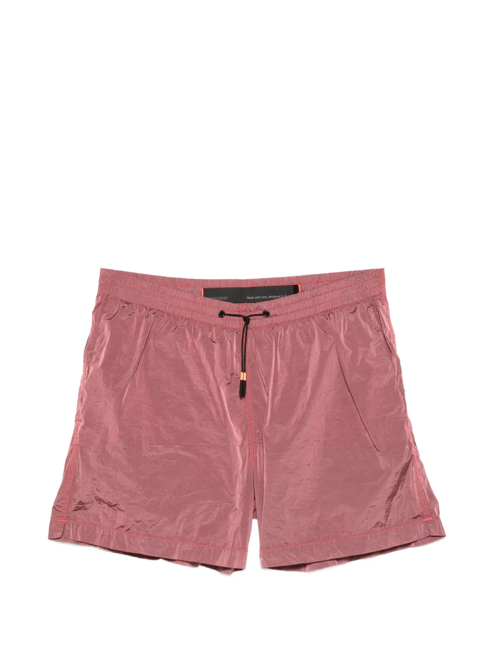 RRD crinkled-effect drawstring swim shorts - Rosa