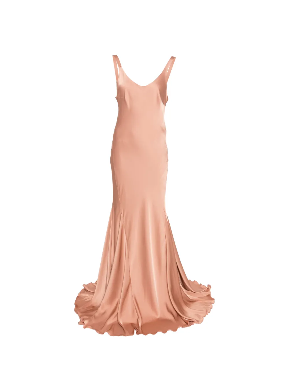 ALESSANDRO LEGORA flared-hem maxi dress - Rosa