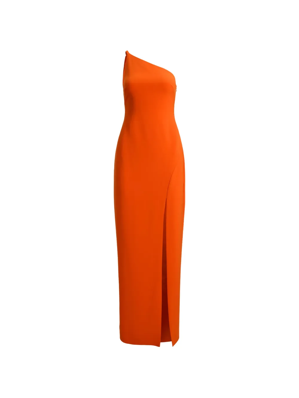 Lauren Ralph Lauren one-shoulder slit maxi gown - Arancione