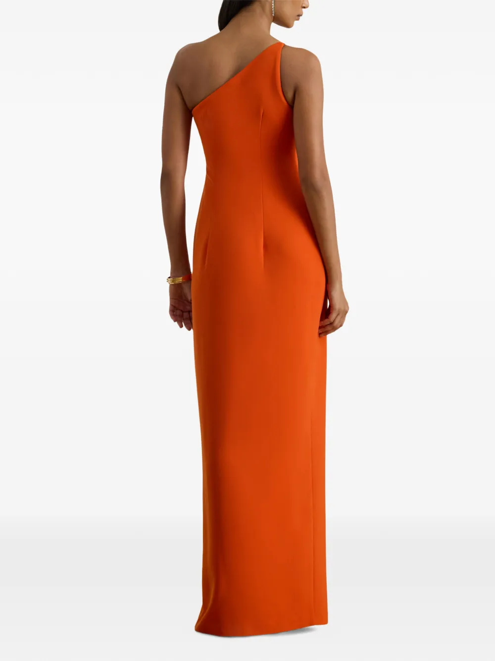 Lauren Ralph Lauren Asymmetrische avondjurk met split Oranje