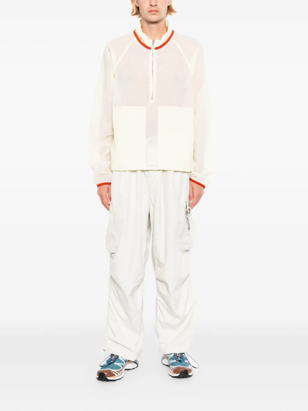 and Wander Oversized cargo broek Beige