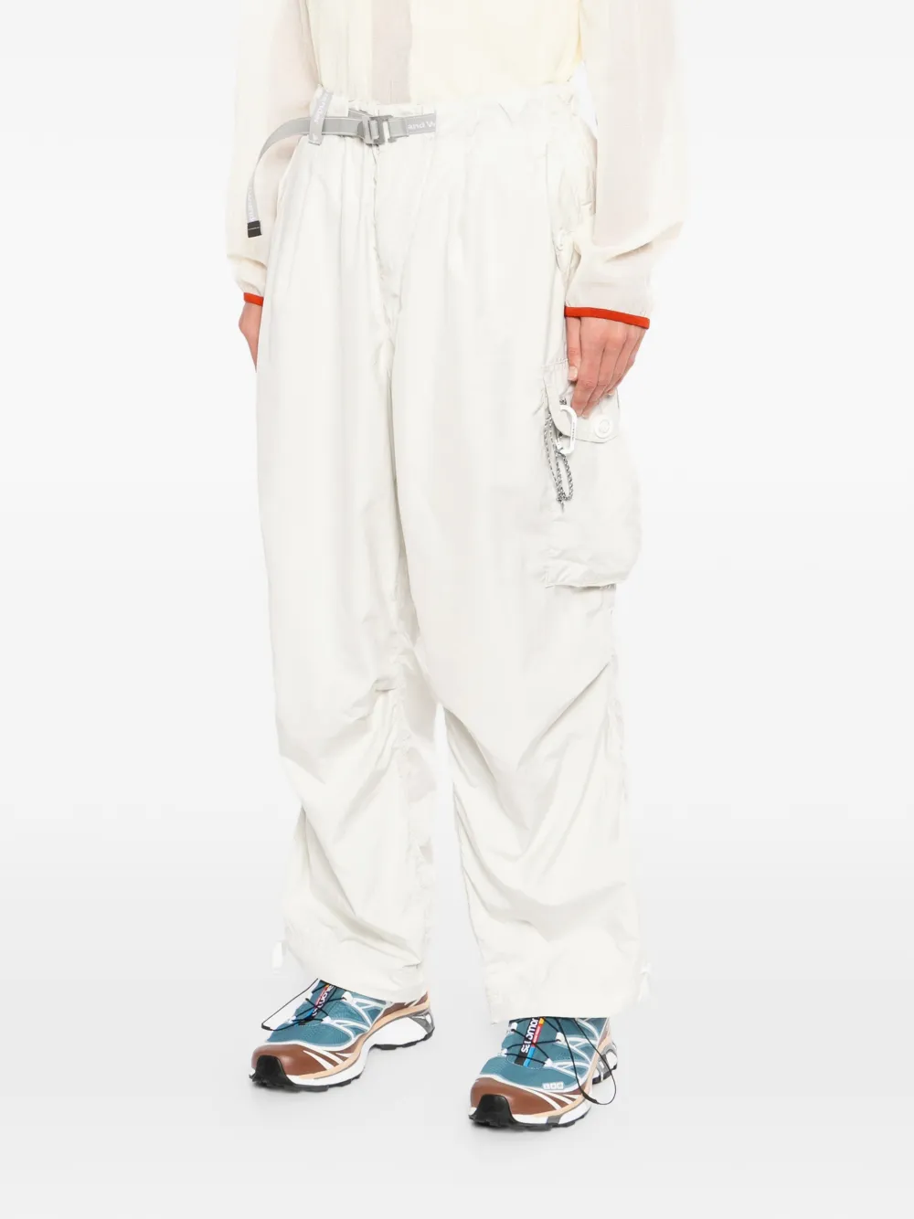 and Wander Oversized cargo broek Beige