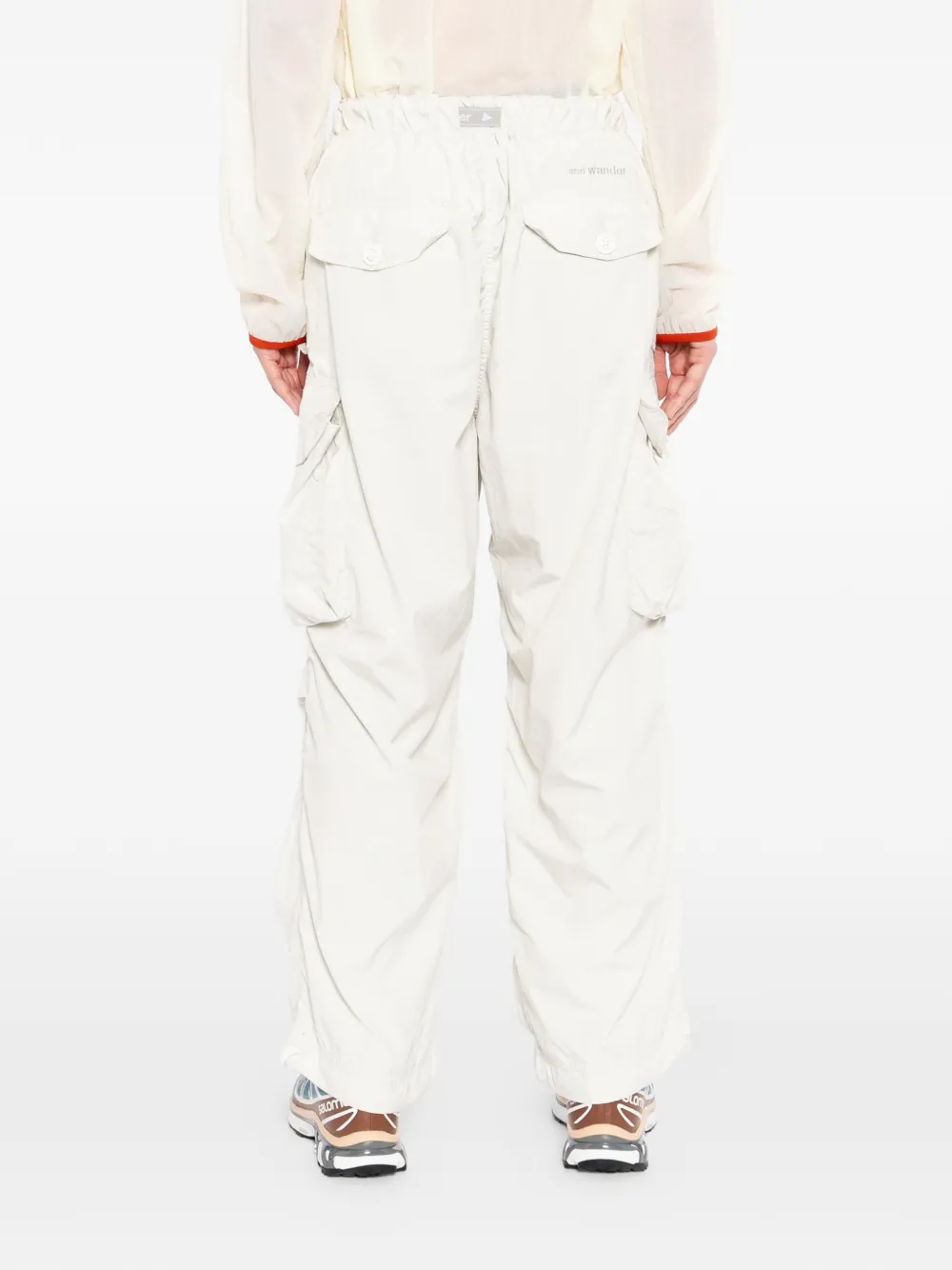 and Wander Oversized cargo broek Beige