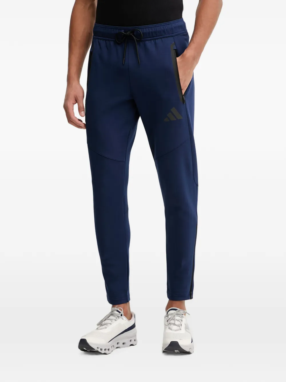 adidas Tiro Travel logo-print drawstring track pants - Blu