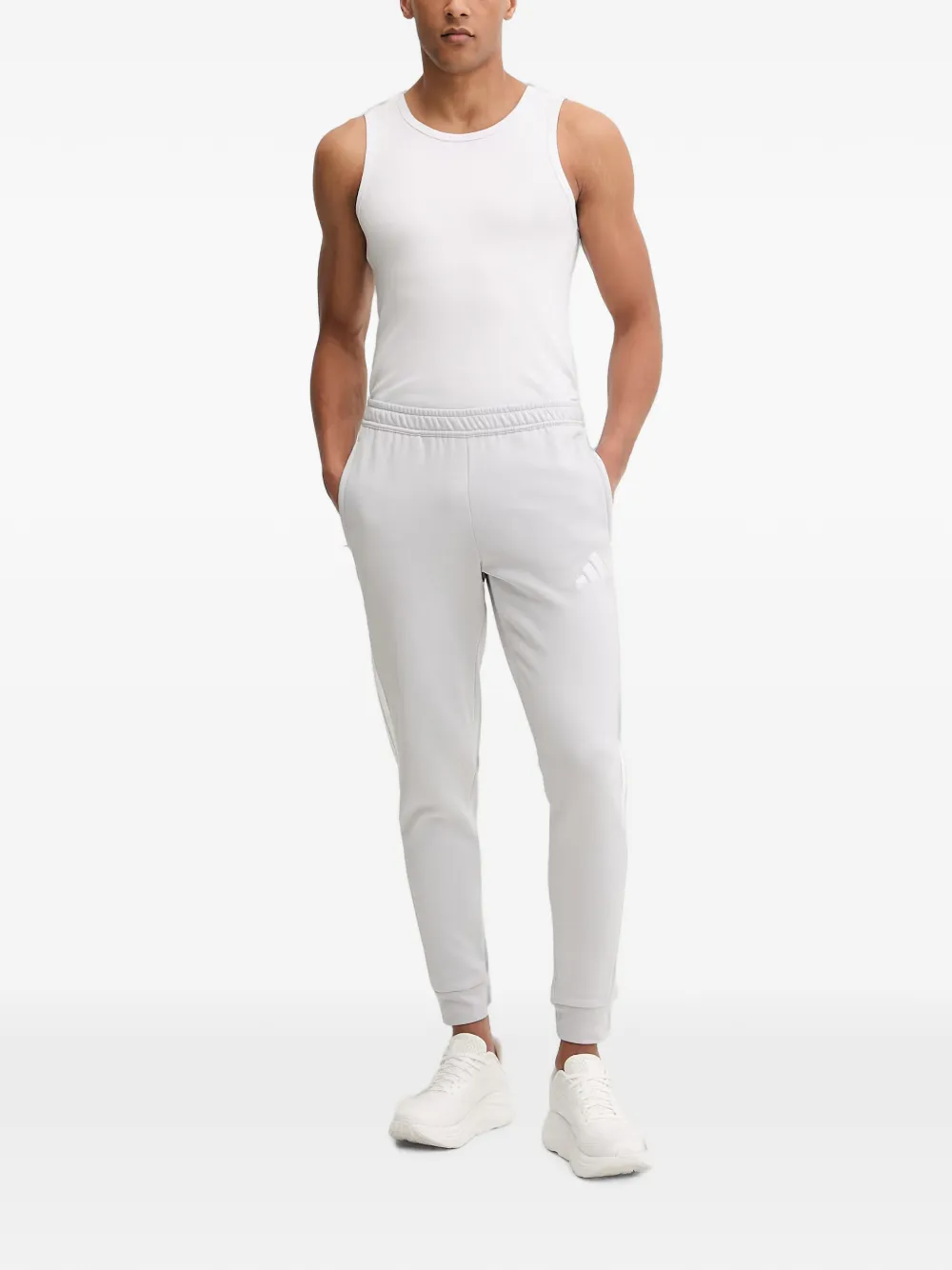 adidas Trainingsbroek met geborduurd logo Grijs