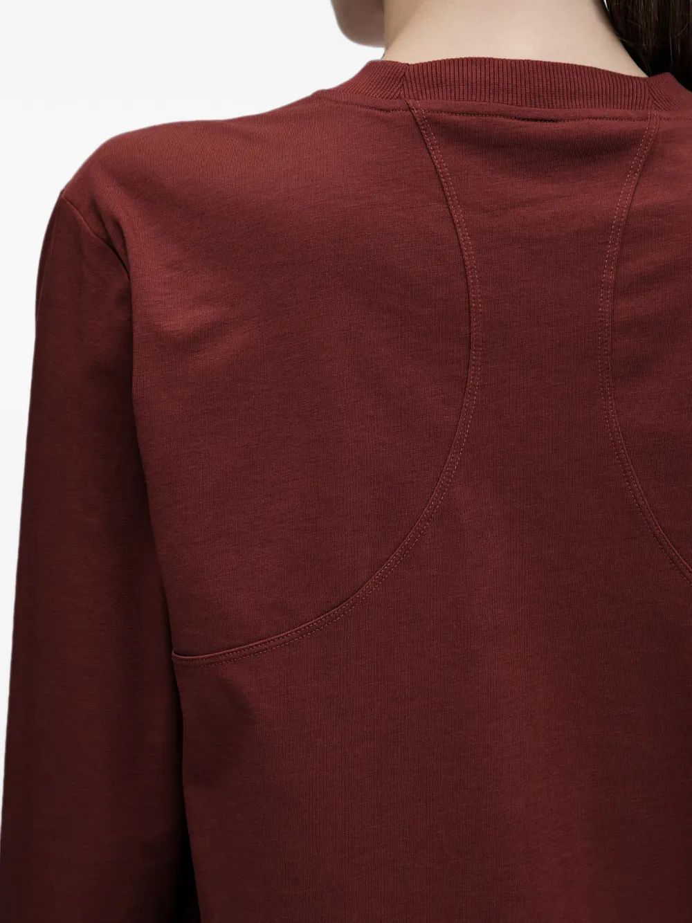 adidas by Stella McCartney T-shirt met lange mouwen Rood
