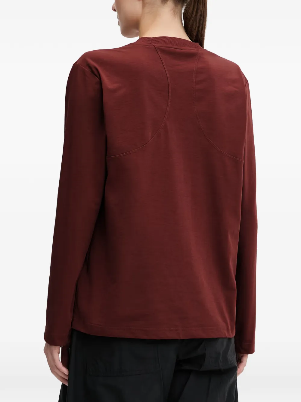 adidas by Stella McCartney T-shirt met lange mouwen Rood