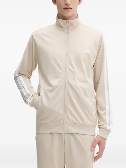 adidas side-stripe zip-up sweater