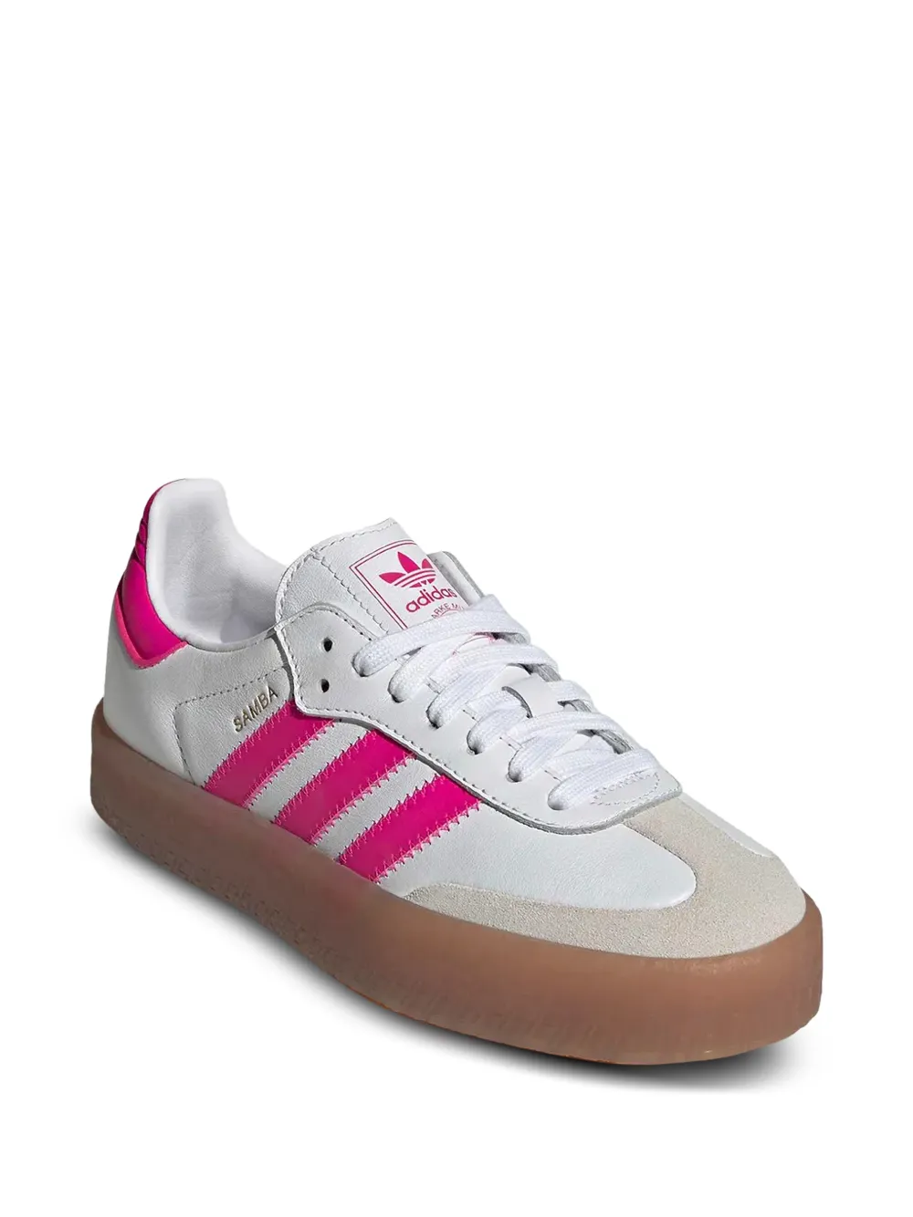 adidas Kids Samba platform sneakers Wit
