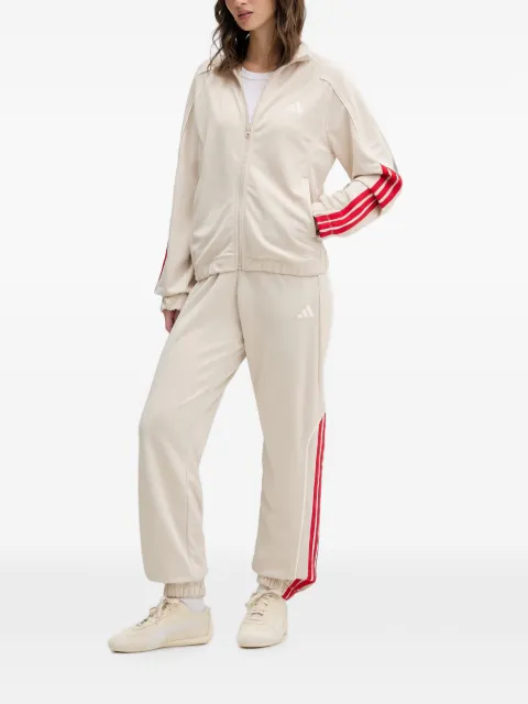 adidas side-stripe zip-up tracksuit