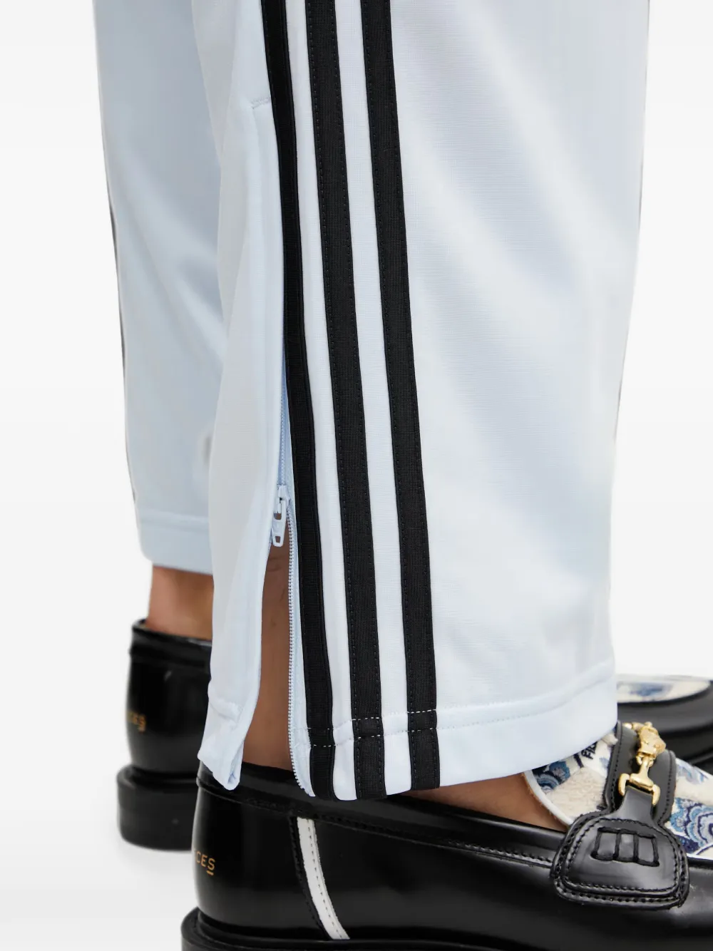 adidas Firebird side-stripe track pants Blauw