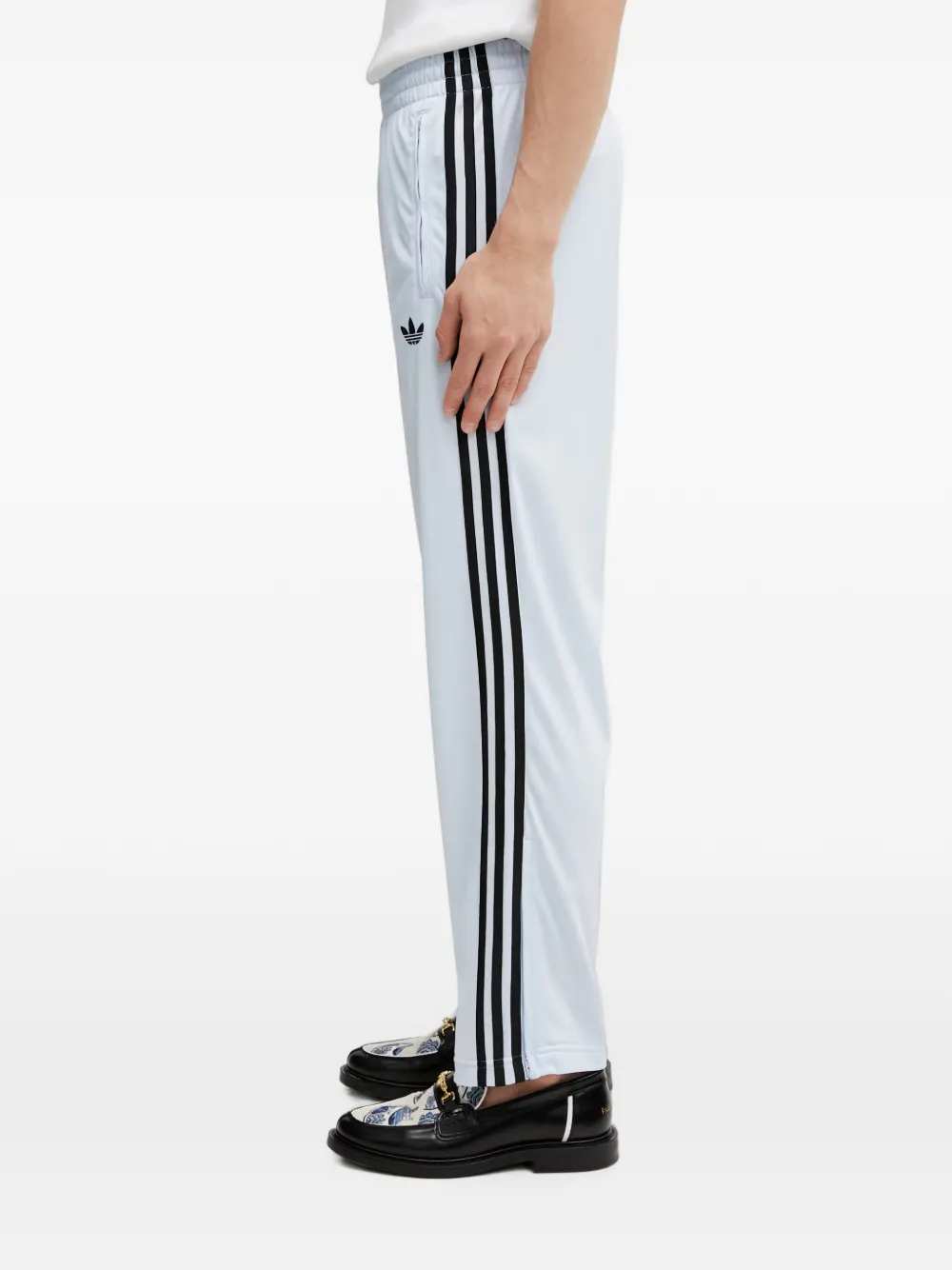 adidas Firebird side-stripe track pants Blauw