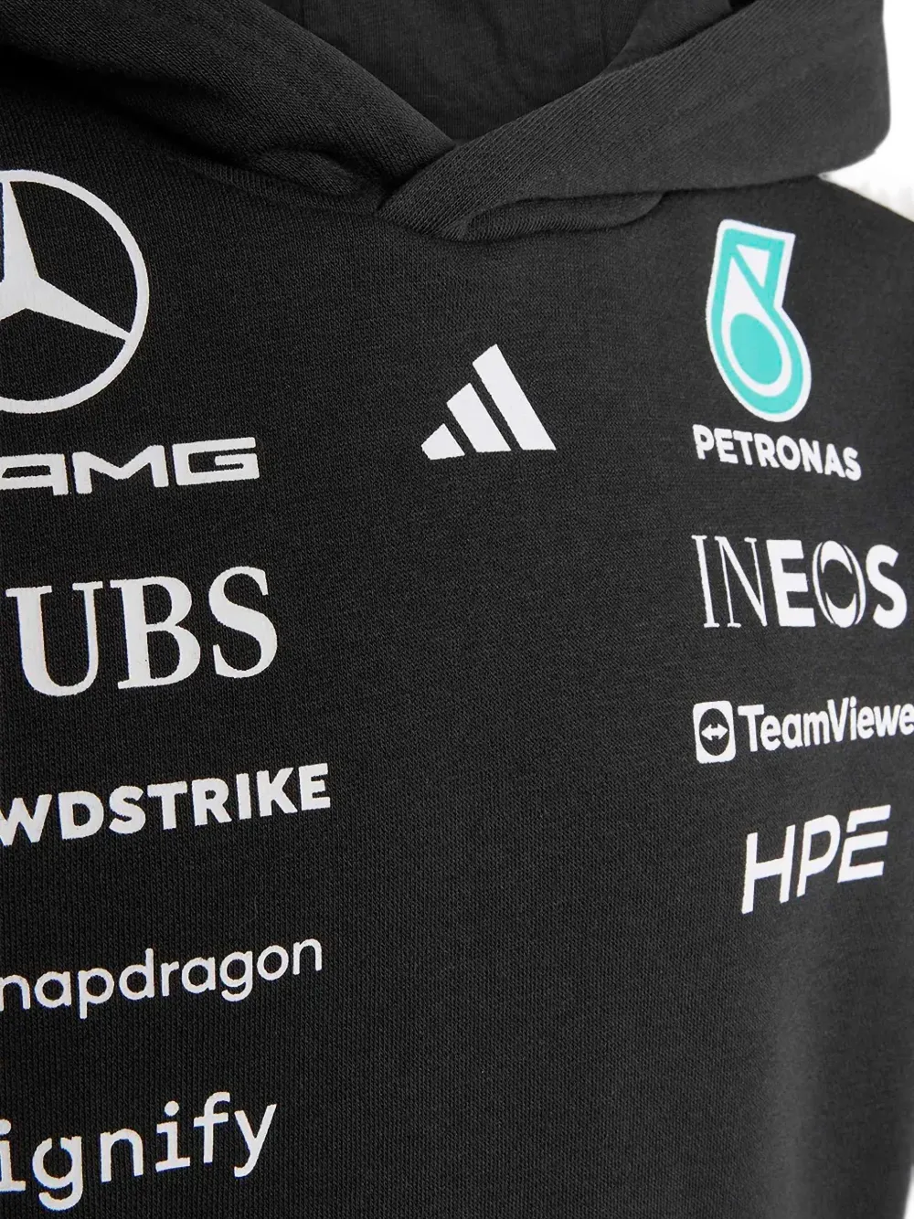 adidas Kids x Mercedes-AMG Petronas Formula 1 Team Driver hoodie Zwart