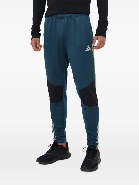 adidas logo-print panelled track pants