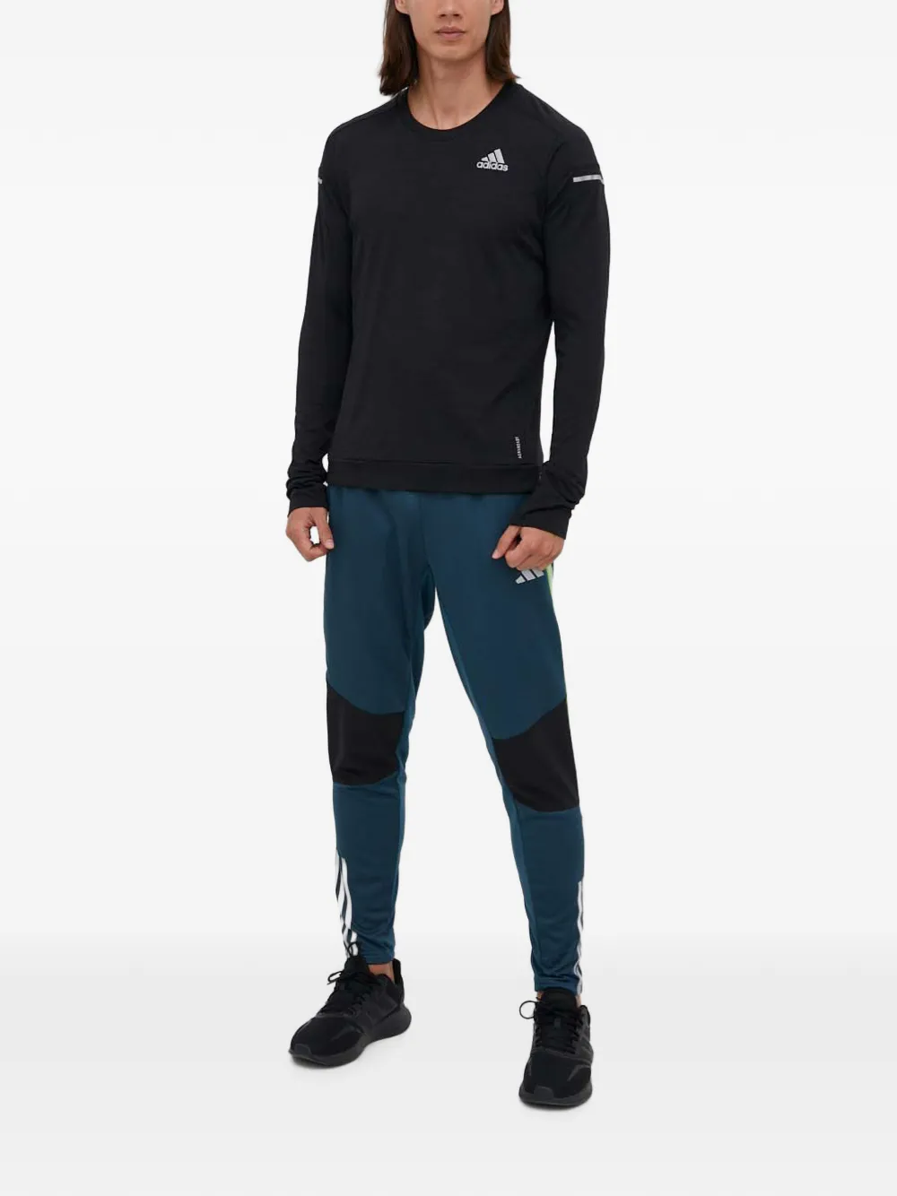 adidas Trainingsbroek met logoprint Blauw