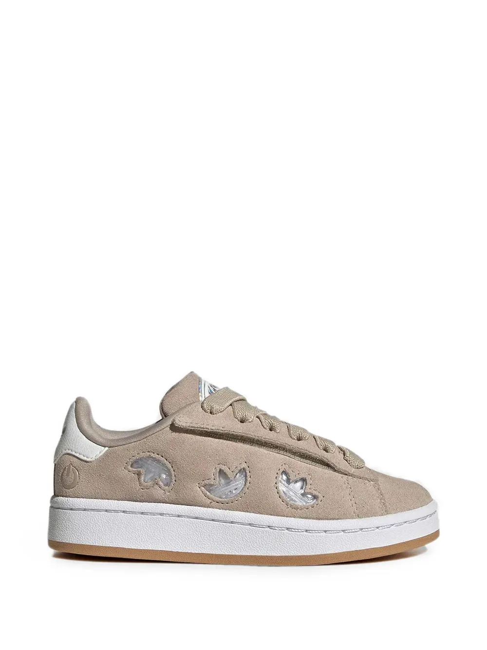 adidas Kids trefoil-motif touch-strap sneakers - Toni neutri