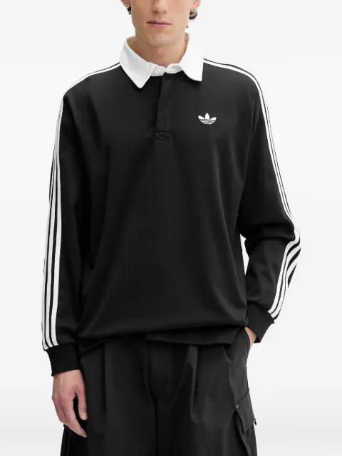 adidas long-sleeve polo shirt