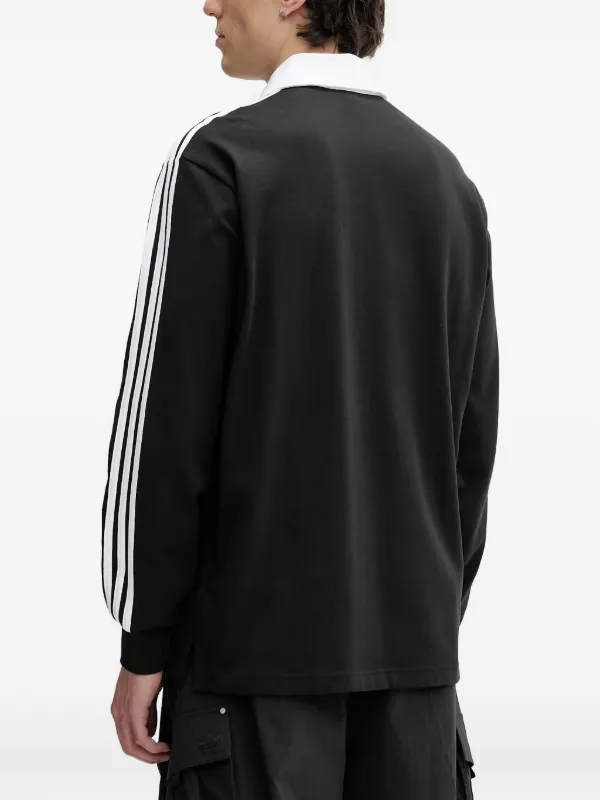 Adidas ロングスリーブ ポロシャツ | ブラック | FARFETCH JP