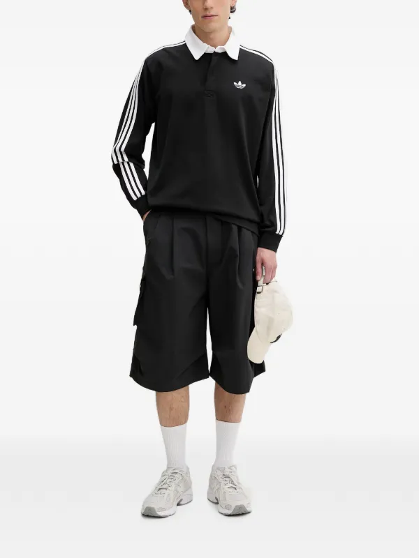 Adidas ロングスリーブ ポロシャツ | ブラック | FARFETCH JP