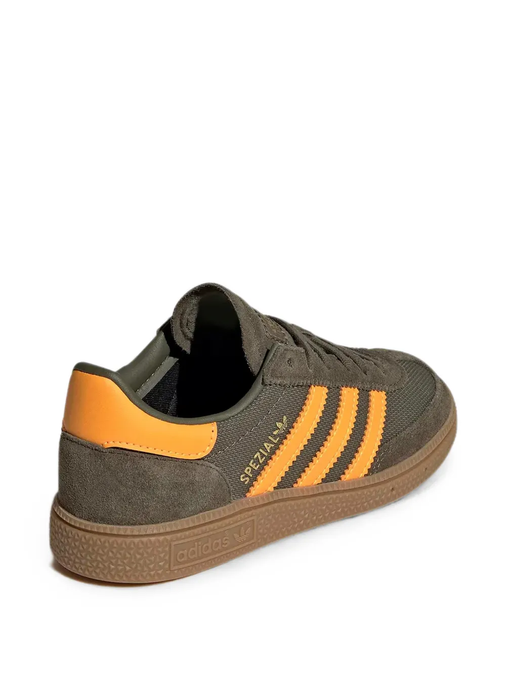 adidas Kids Spezial leather-trim sneakers Groen