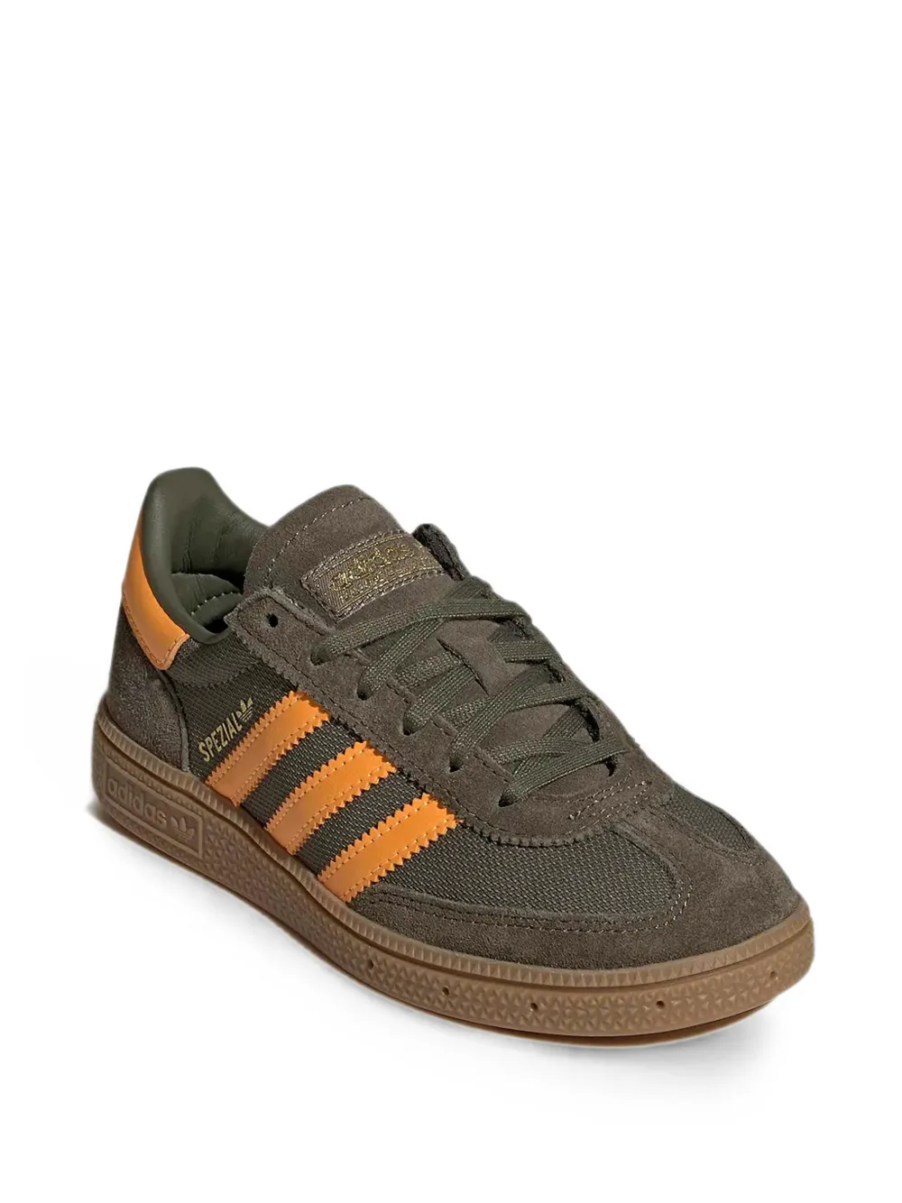 adidas Kids Spezial leather-trim sneakers Groen