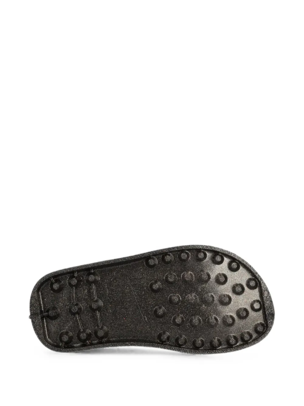 Melissa Papette + Rider Good Times AD sandalen met klittenband en glitters-effect Zwart