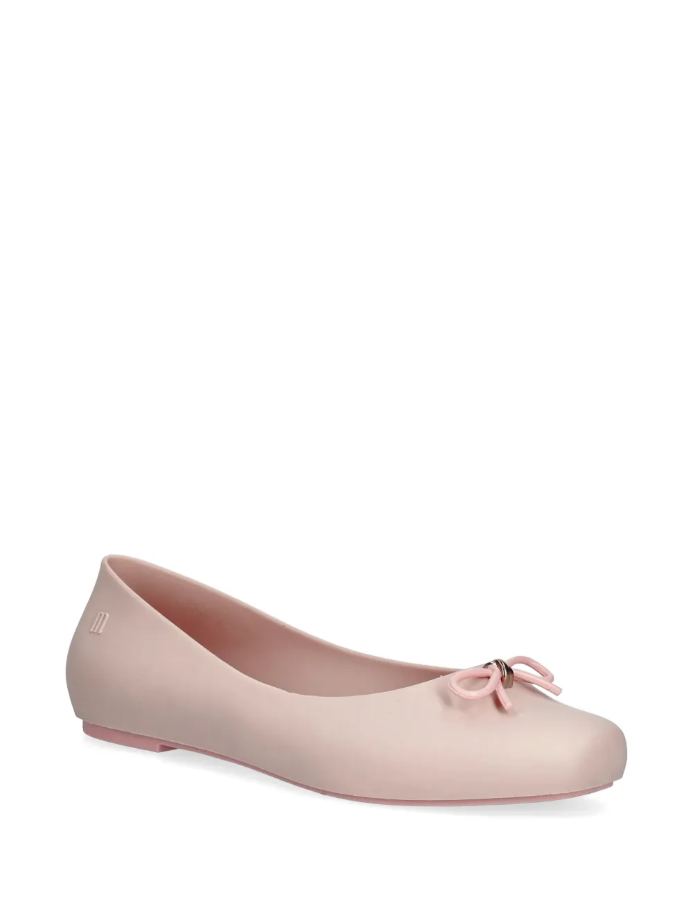 Melissa bow-detail ballet flats Roze