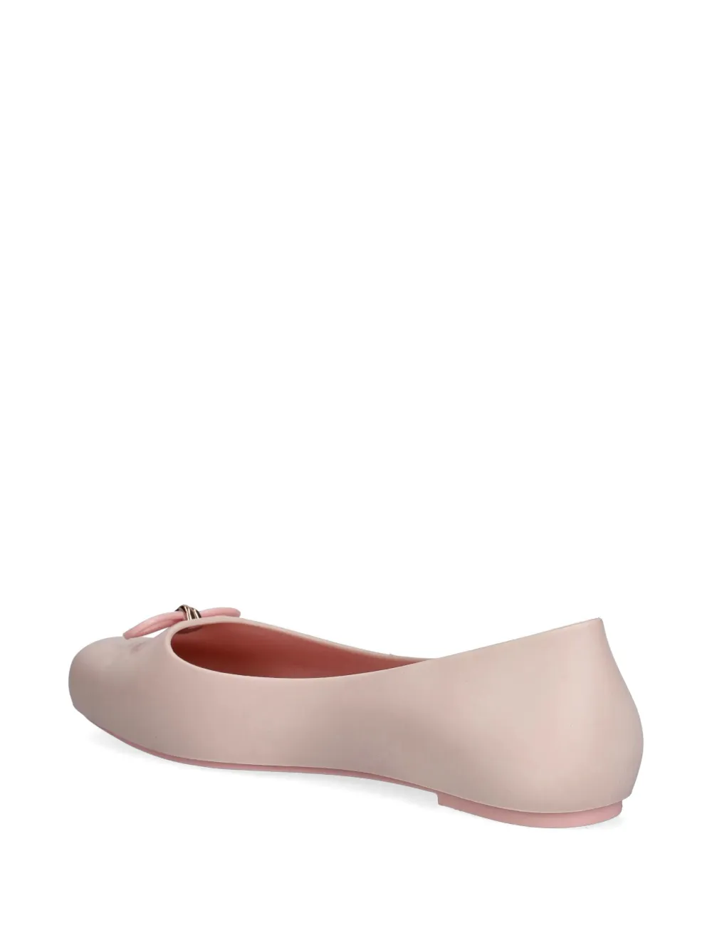 Melissa bow-detail ballet flats Roze