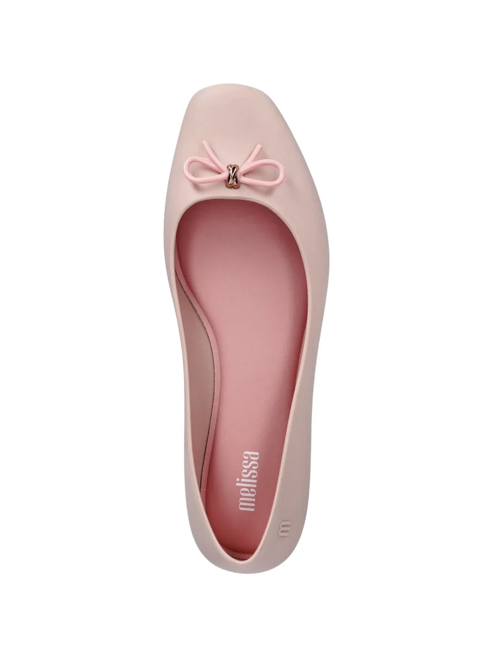 Melissa bow-detail ballet flats Roze