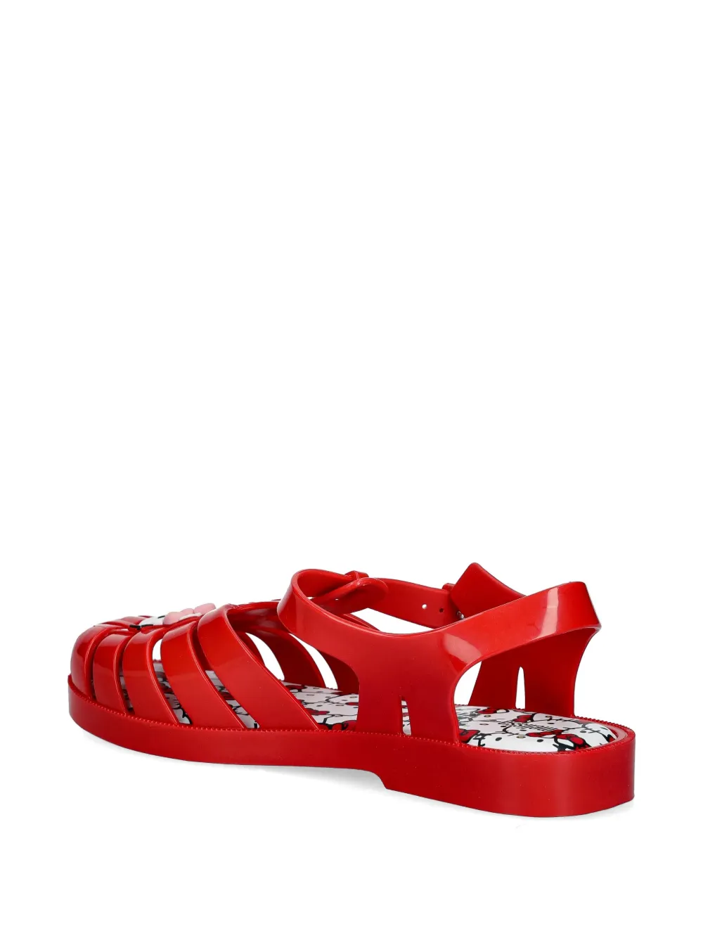 Melissa Hello Kitty cage sandals Rood