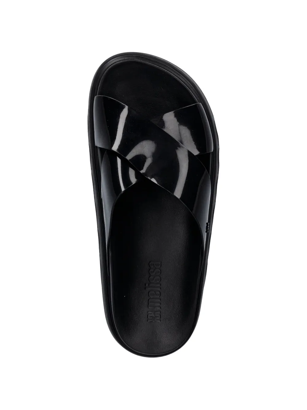 Melissa Cozy Cross platform slides Zwart