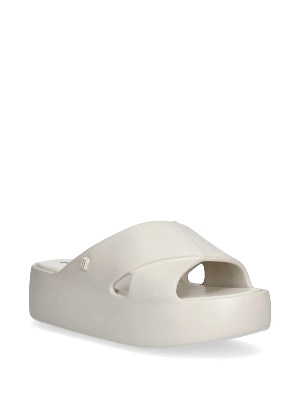 Melissa crossover platform slides Beige