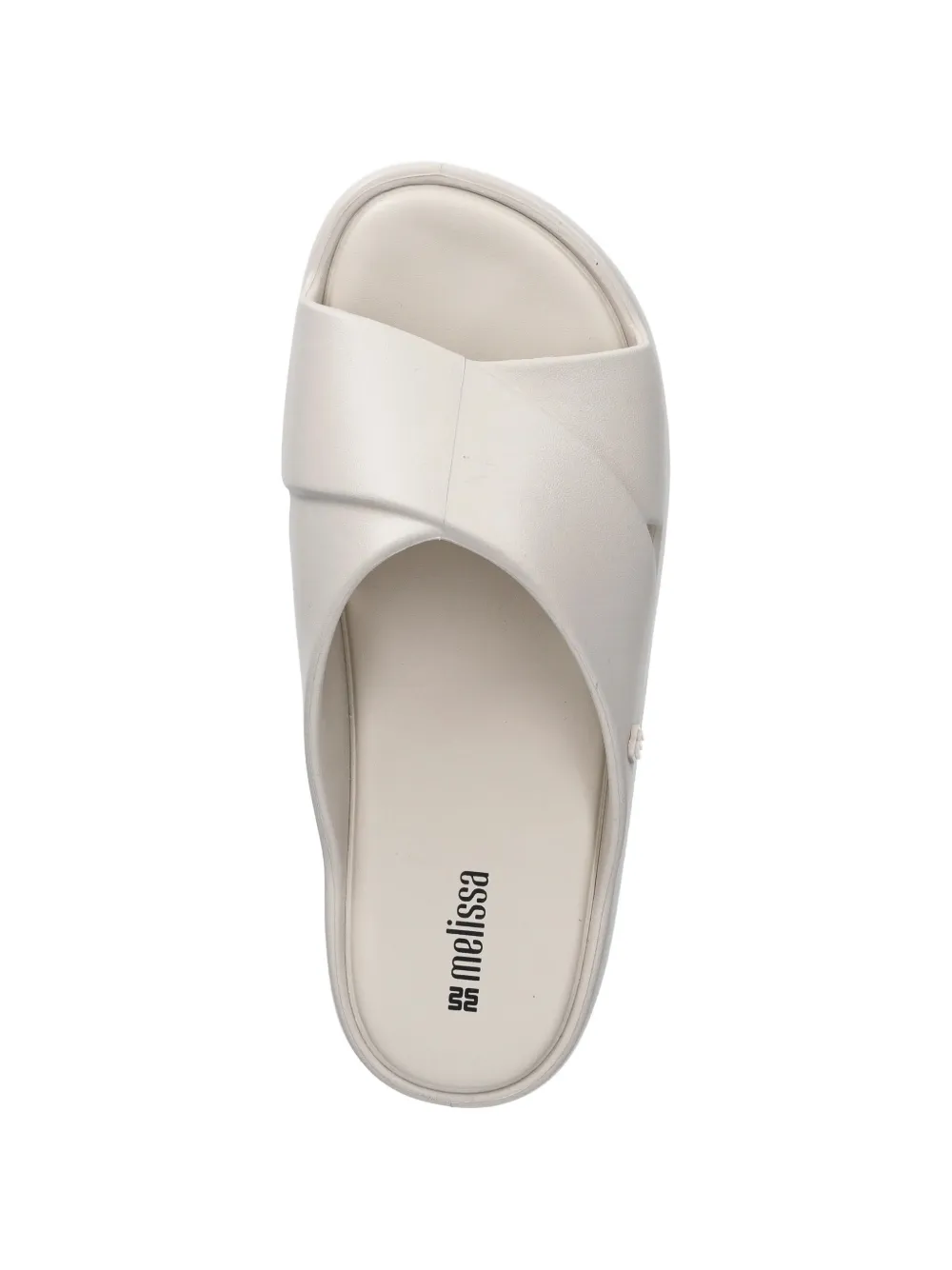 Melissa crossover platform slides Beige