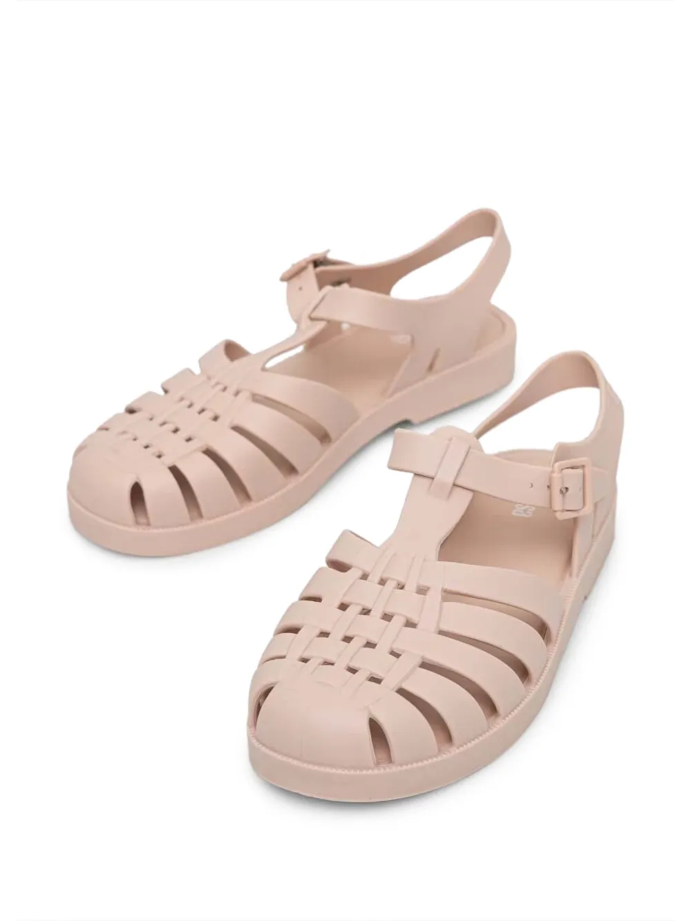 Melissa Possession cage-style buckled sandals Beige