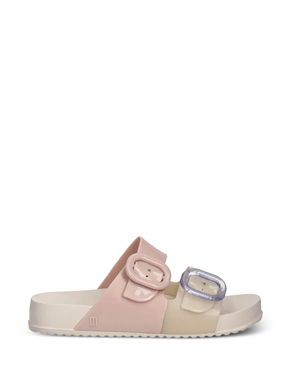 Melissa buckle-detail slides - Rosa