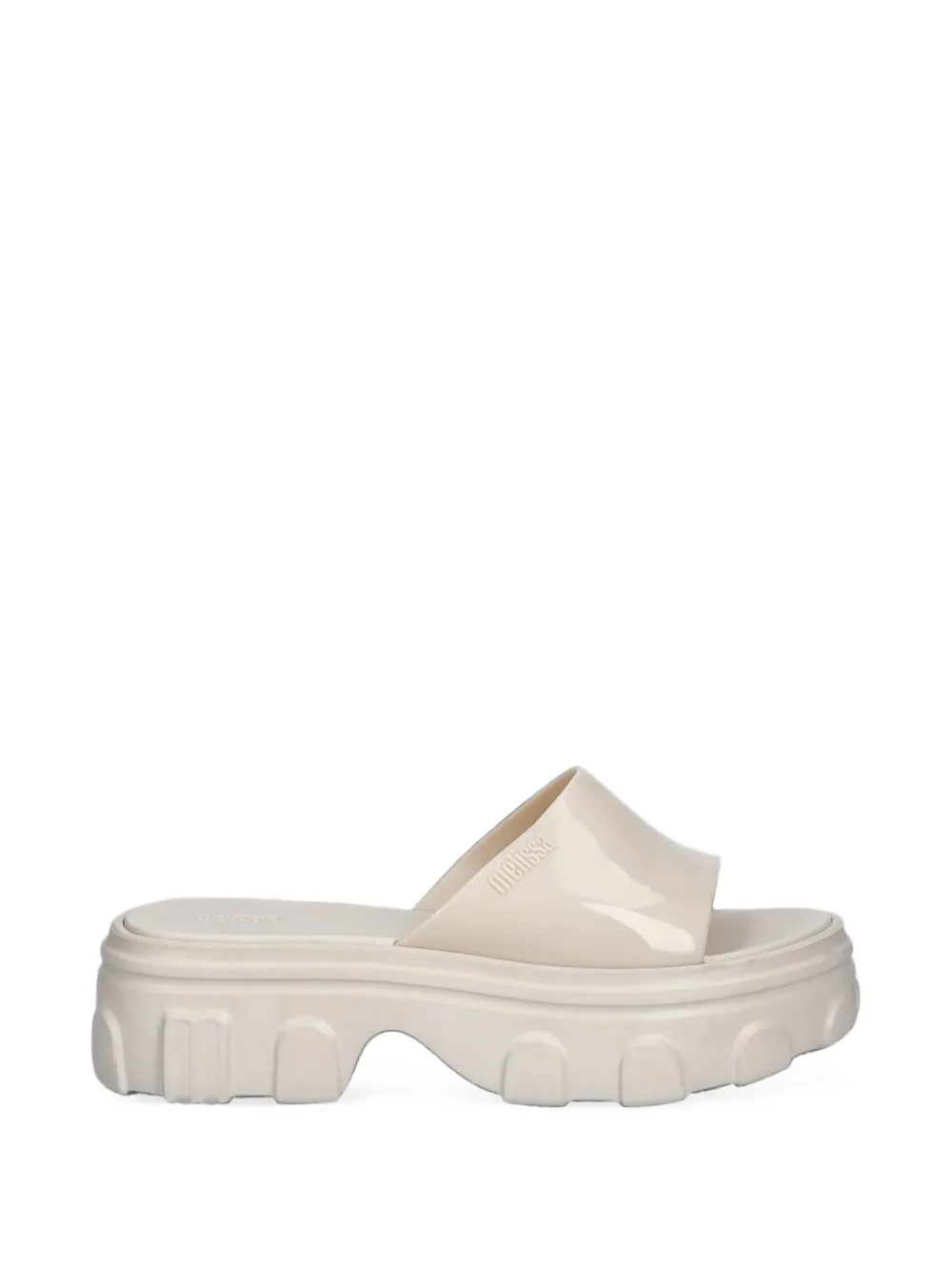 Melissa Ella Chunky-sole Slides In Neutral