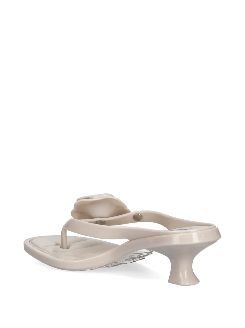 Melissa Kitten Heel Petals sandals Beige