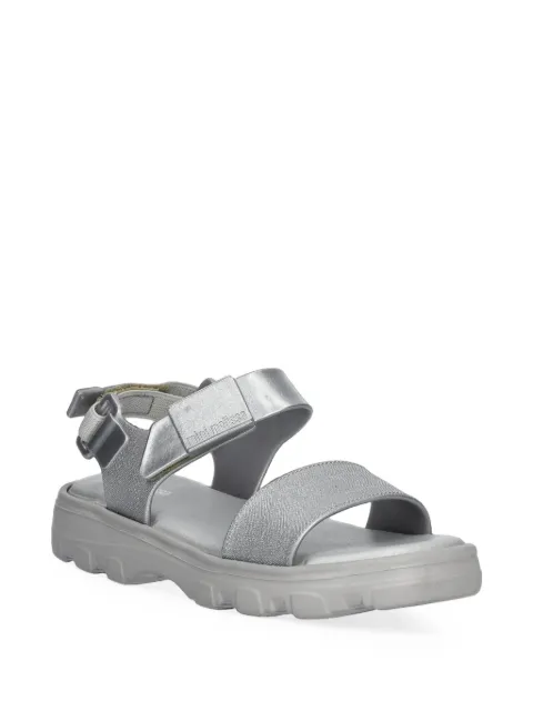 Mini Melissa Kick Off touch-strap chunky sandals