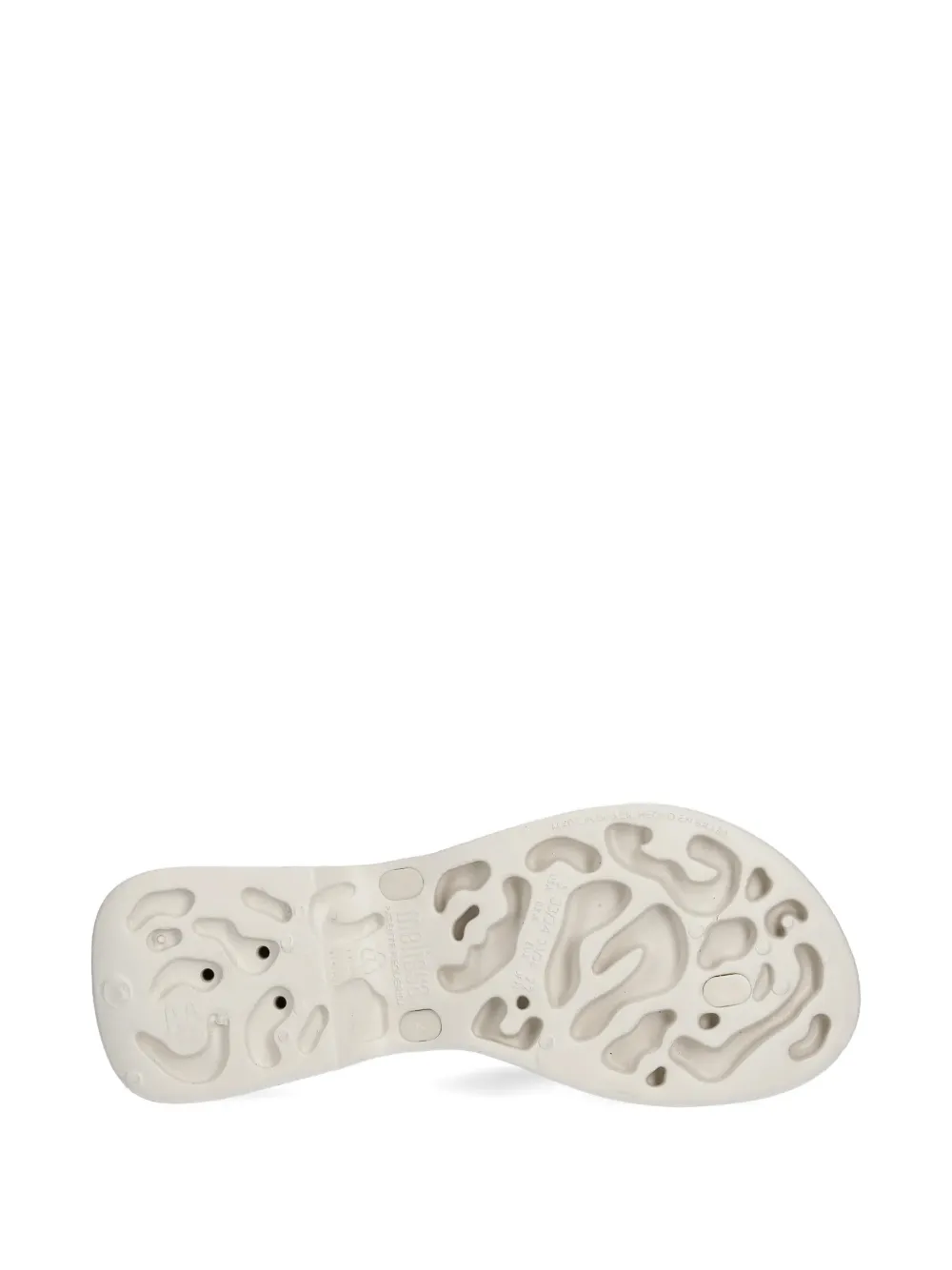 Melissa Hello Kitty platform flip-flops Beige
