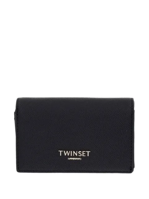 TWINSET logo-lettering wallet